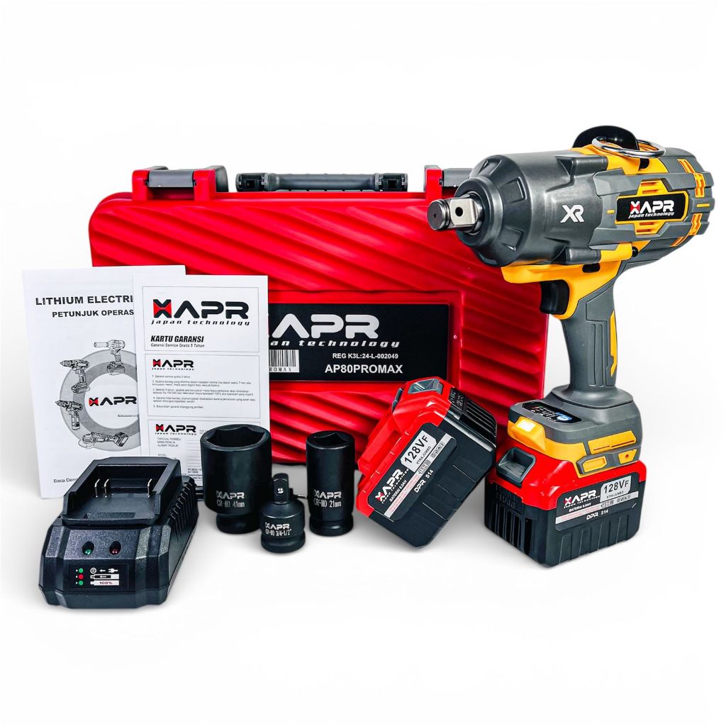 Gudang Jatek XAPR IMPACT WRENCH APR AP80PROMAX Apr RAJA impact wrench xtra jumbo 3/4inch 3000NM