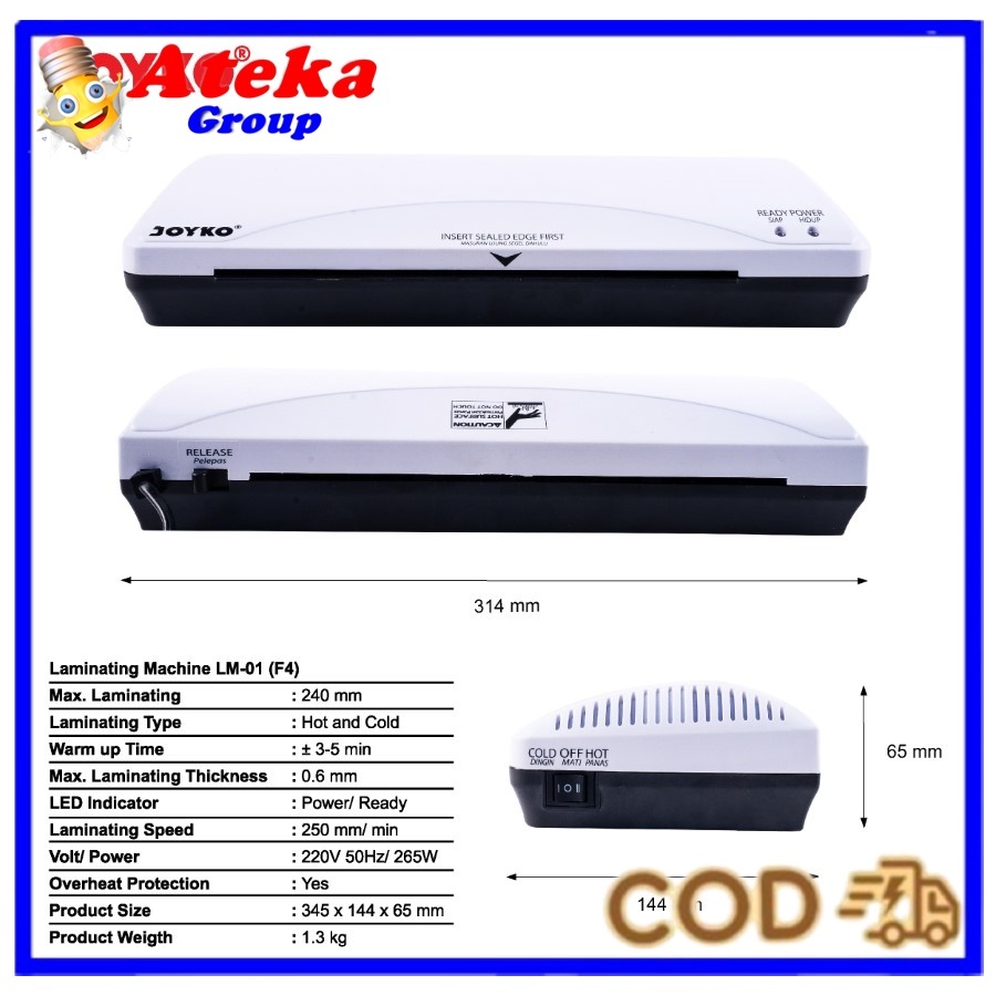 JOYKO LAMINATING MACHINE LM-01 (F4) MESIN LAMINATING