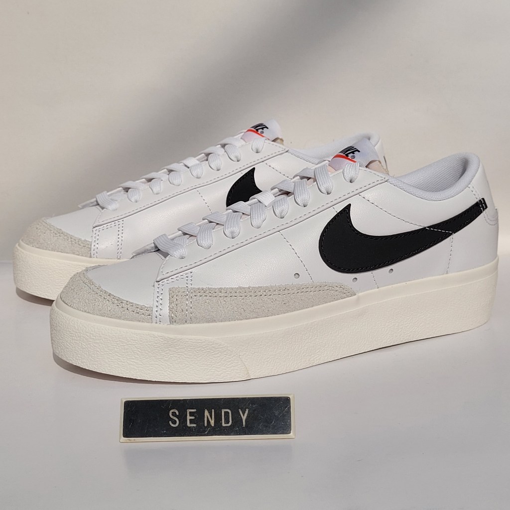 Nike Women's Blazer Low Platform Original Sepatu Sneakers Sneaker Wanita Cewek White Putih Ori BNIB