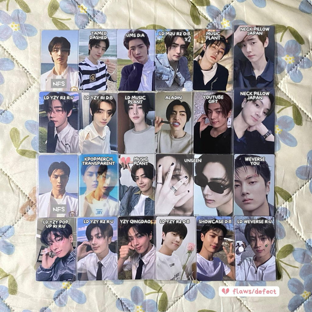 [ READY STOCK ] JAY SUNGHOON PHOTOCARD PC OFFICIAL POB LD TAMED DASHED M2U MUSIC PLANT TARGET DD GIT