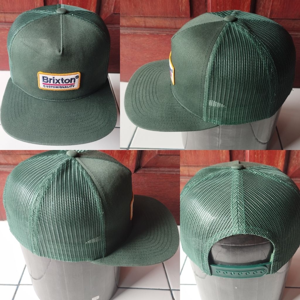 Topi snapback jaring vintage trucker Brixton second preloved