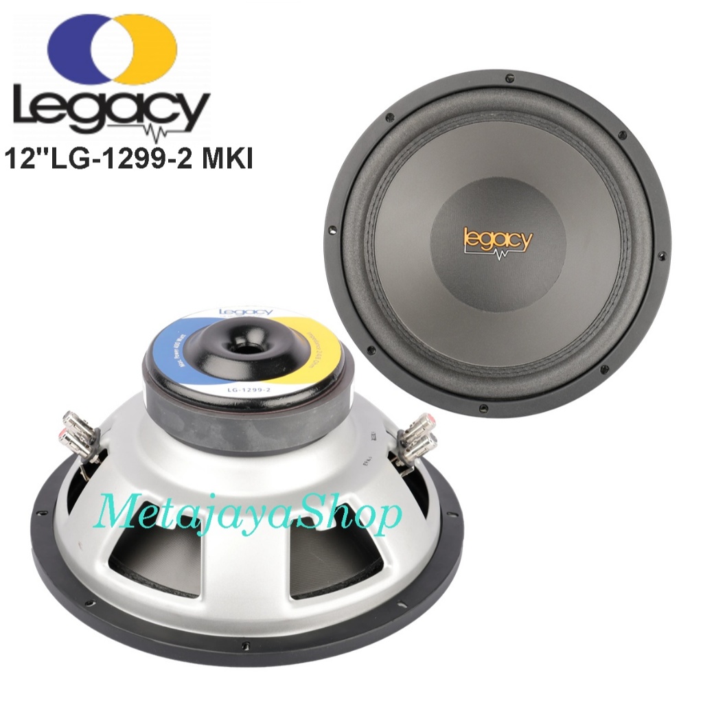 Speaker Component LEGACY 12" LG 1299-2-Mk1 Subwoofer Doubel Coil