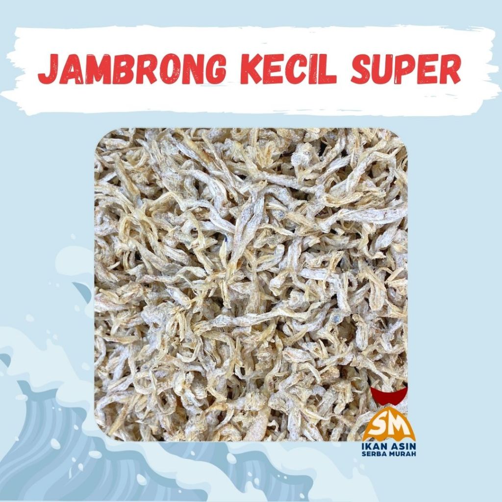 Jambrong Kecil Super | Ikan Jambrong | Usam | Siteng | Ikan Asin