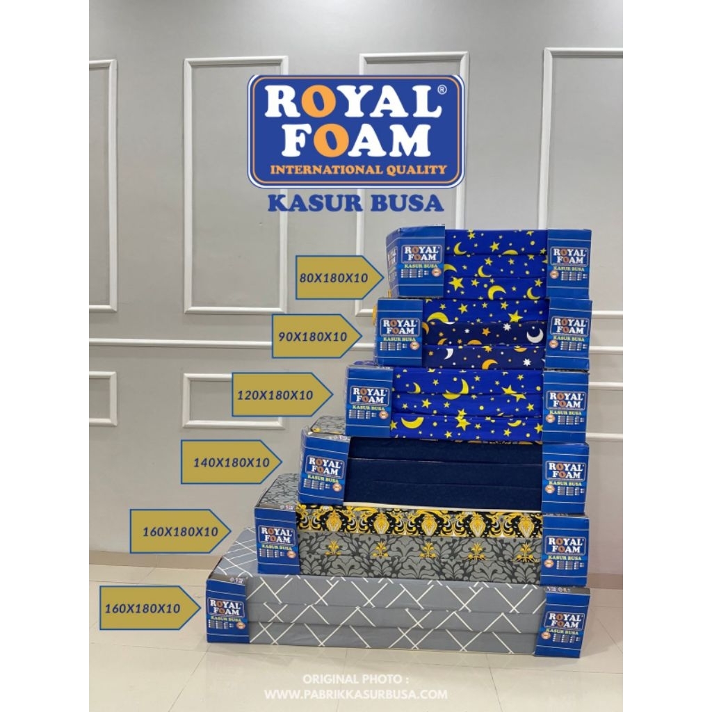 Kasur Busa Royal Foam / Kasur Lipat Royal 80,90,100,120,140,160