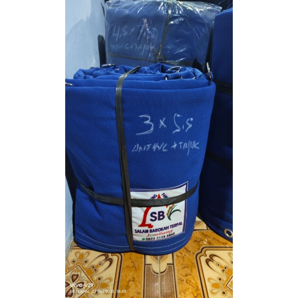 terpal truk kain canvas 3x5,5 SB TERPAL JOMBANG