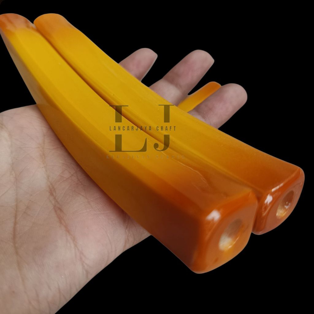 Pipa once kotak jumbo lawasan teball persisi panjang 17-20cm