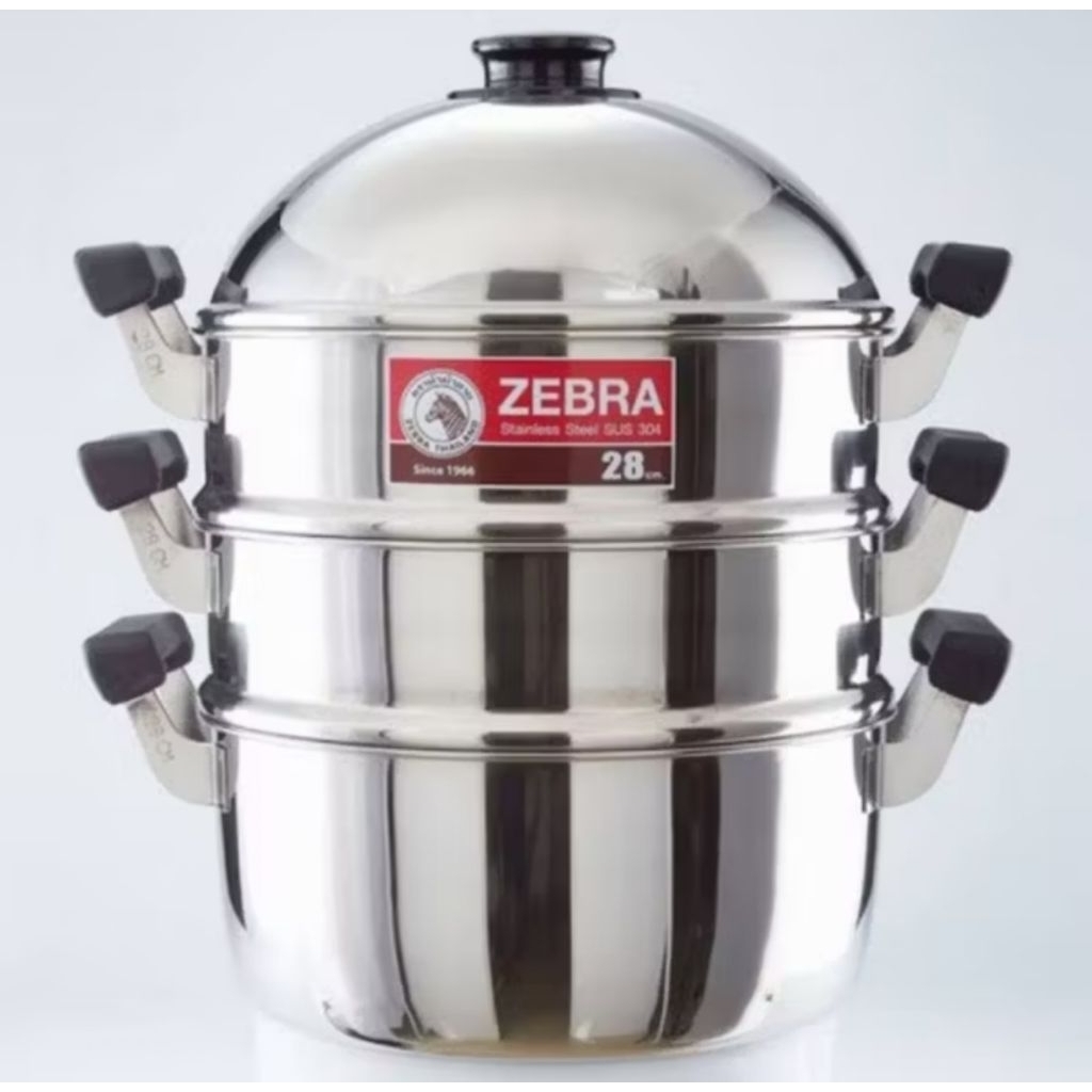 zebra panci 4pcs steamer set 28cm 164428