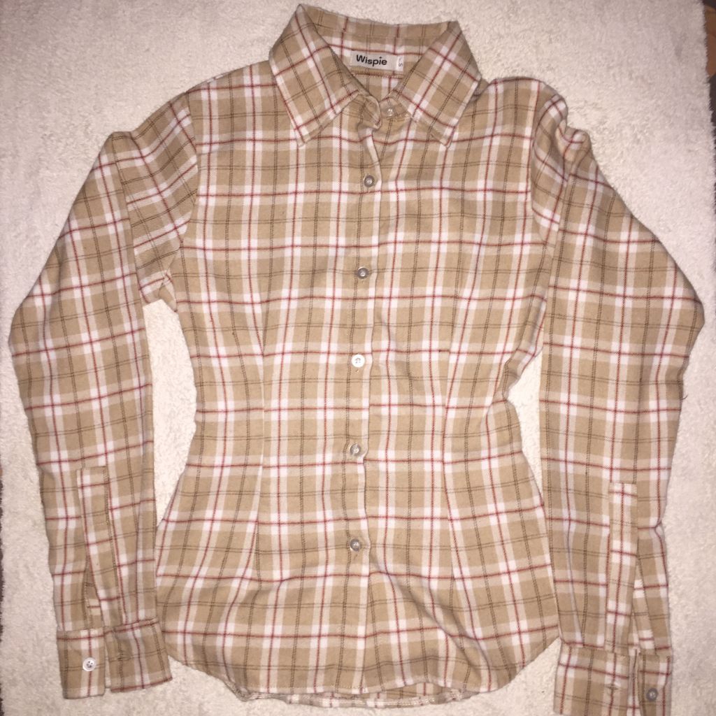 [PL] Wispie Chill Shirt Chill Latte Size S Kemeja