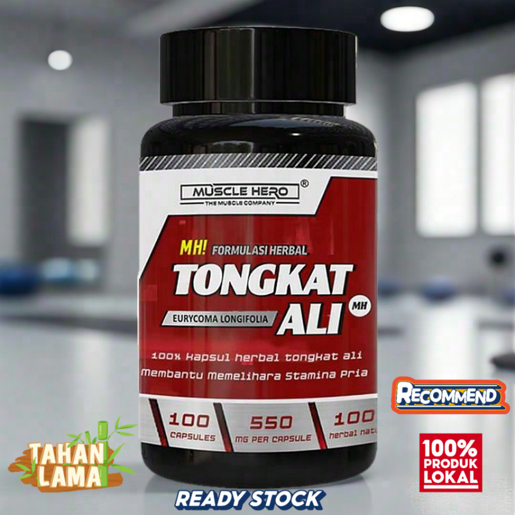 Tongkat Ali MH - Muscle Hero Original BPOM 100 Kapsul