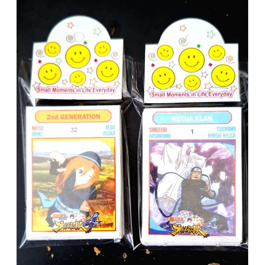 Kartu Kwartet Naruto Buatan DG. 1 set 32 Kartu