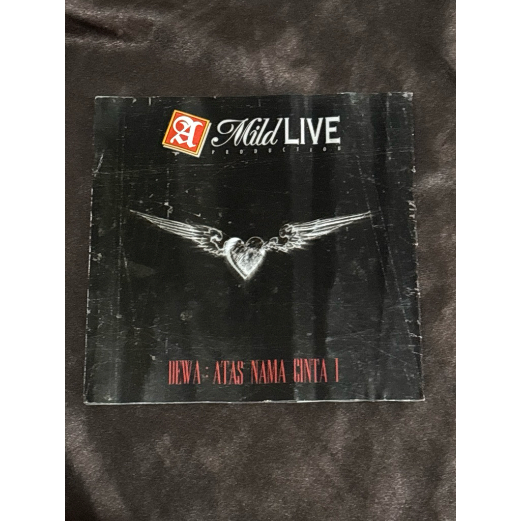 CD COVER DEWA 19 ATAS NAMA CINTA 1 (COVER ONLY)