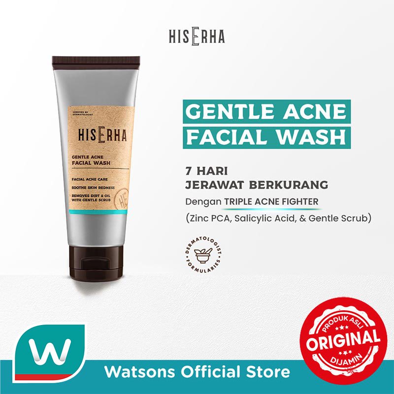 HisErha Gentle Acne Facial Wash 100g