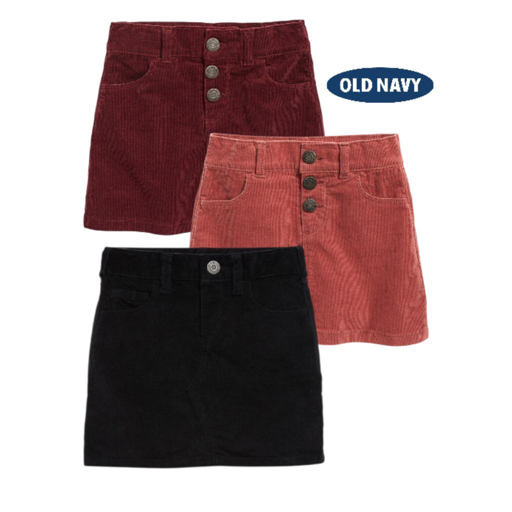 rok pendek corduroy/kodorai anak perempuan