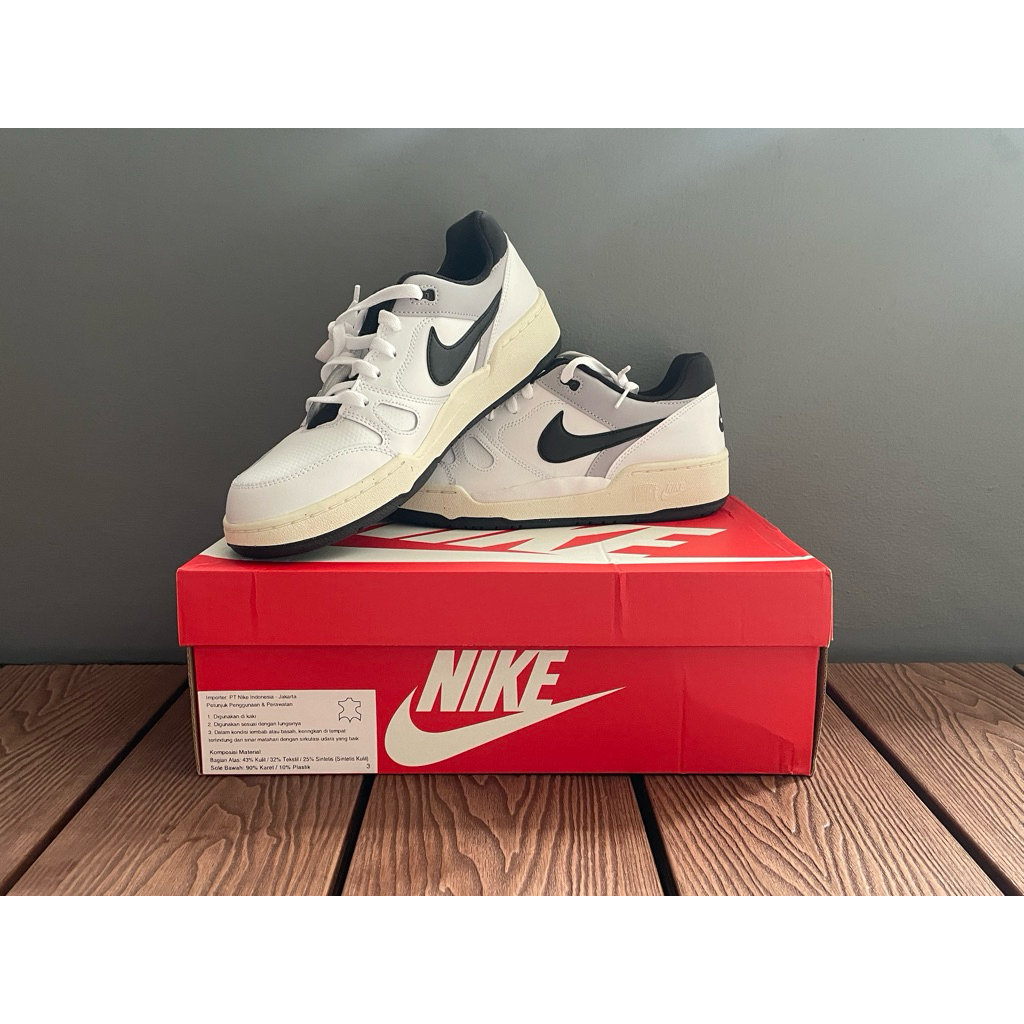 Nike Full Force Low Sepatu Pria - White FB1362
