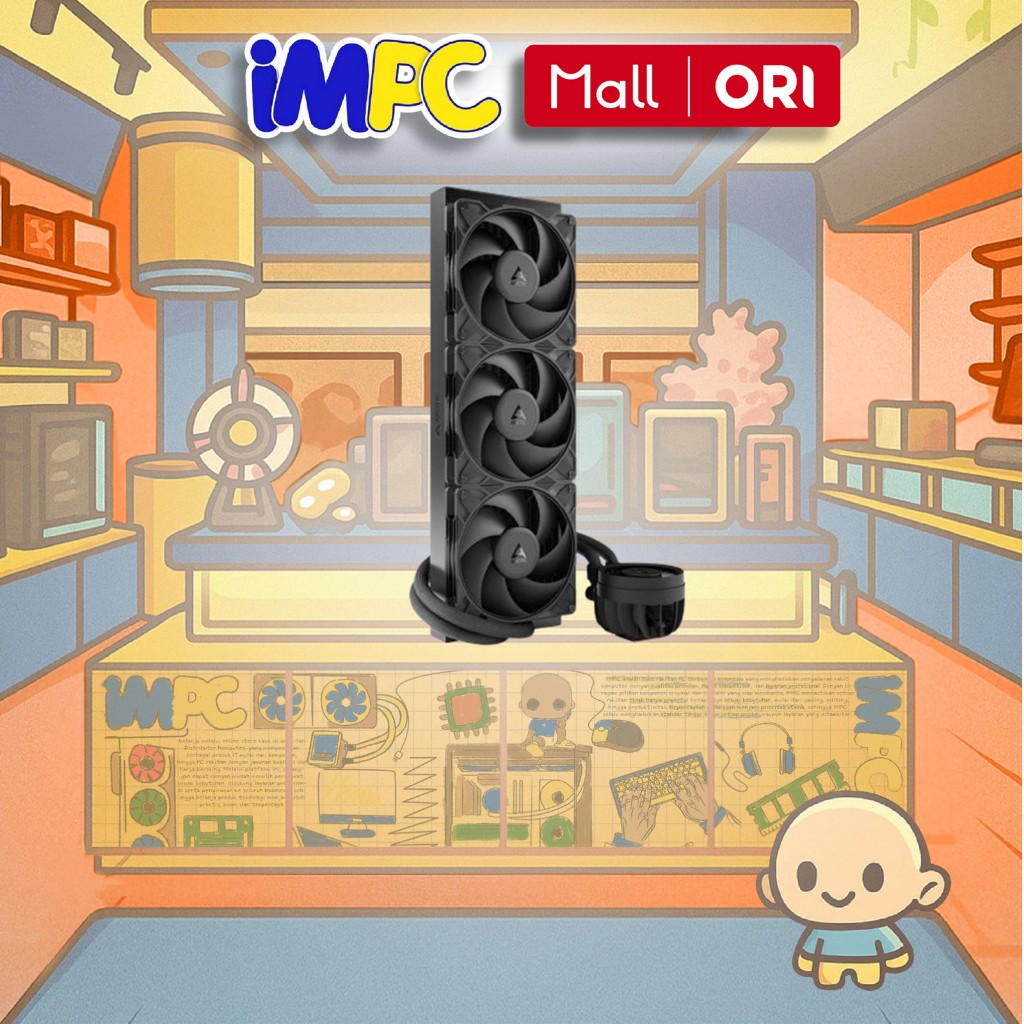 ARCTIC CPU Cooler Liquid Freezer III Pro 420 Multi Compatible AIO CPU Water Cooler