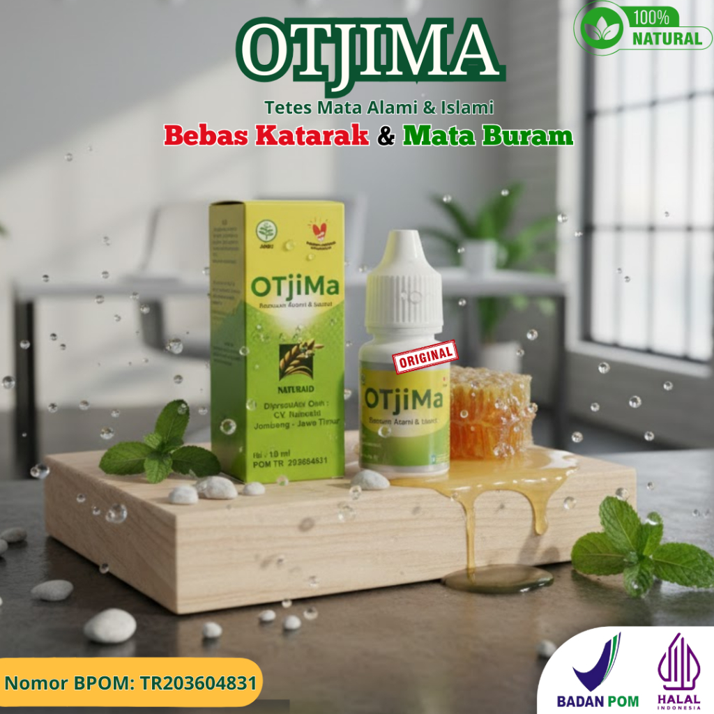 OTJIMA Naturaid Gurah Mata 10ml BPOM Tetes Herbal Pengganti Otem Bersihkan Mata Buram