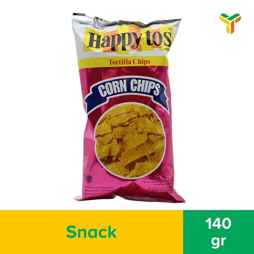 Happy Tos Tortila Merah 160 Gram Makanan Ringan