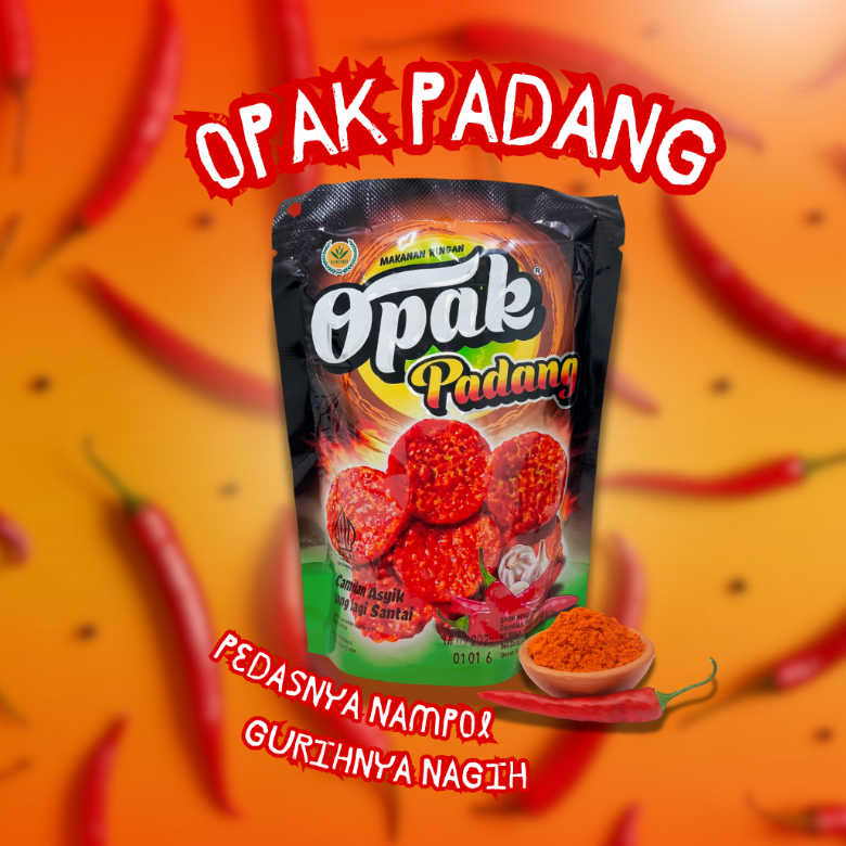 PT. GADJAH ASIA MANDIRI Snack Opak Padang
