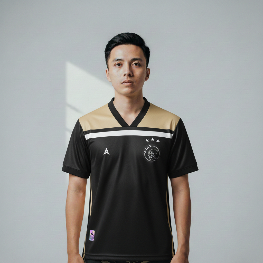 ATHLETIC SPORTWEAR - Jersey Bola Fantasy Ajax Away - 2018-2019 Fullprinting Casual - Atasan