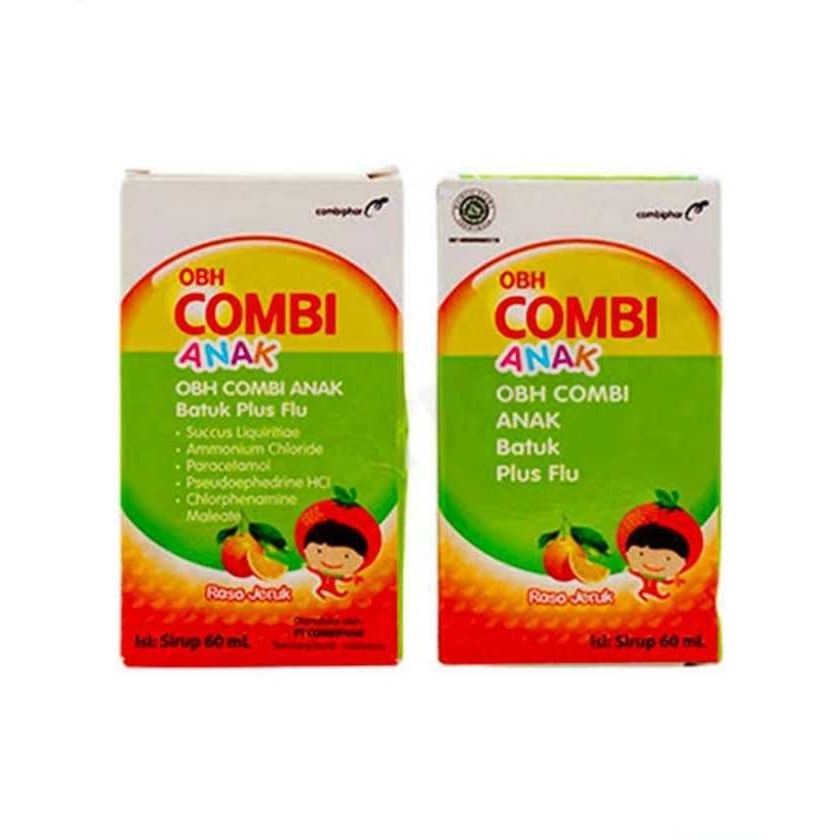 OBH COMBI ANAK BATUK PLUS FLU JERUK 60 ML - Batuk-dan-Flu