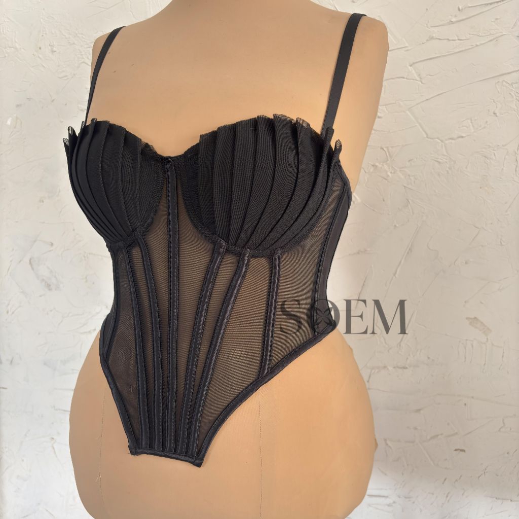 Longtorso/Korset Kebaya/Dalaman Korset/Bustier Multifungsi/Korset Designer