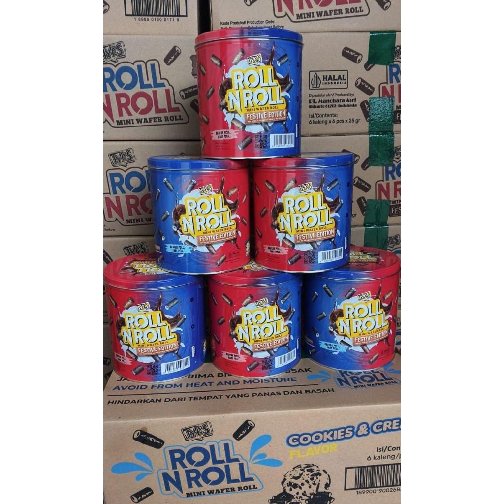 iyes Roll N Roll snack Kaleng