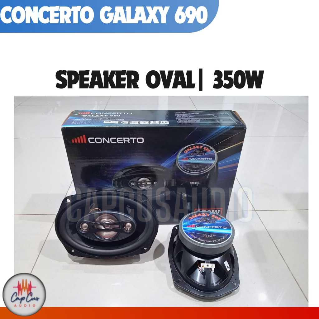 SPEKER OVAL CONCERTO 690 MIDBASS OVAL 6.5 INCH MIDBASS