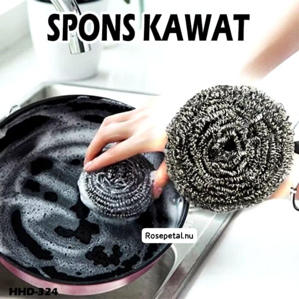 Sabut Besi Kawat Pencuci piring / Sabut spon pencuci piring / Spon pencuci piring kasar sinar scoure