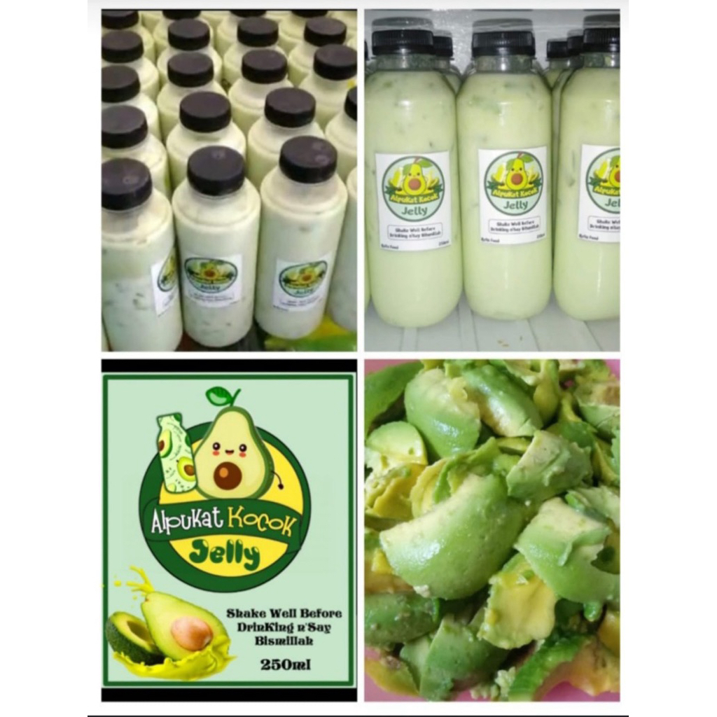 Jelly alpukat kocok frozen