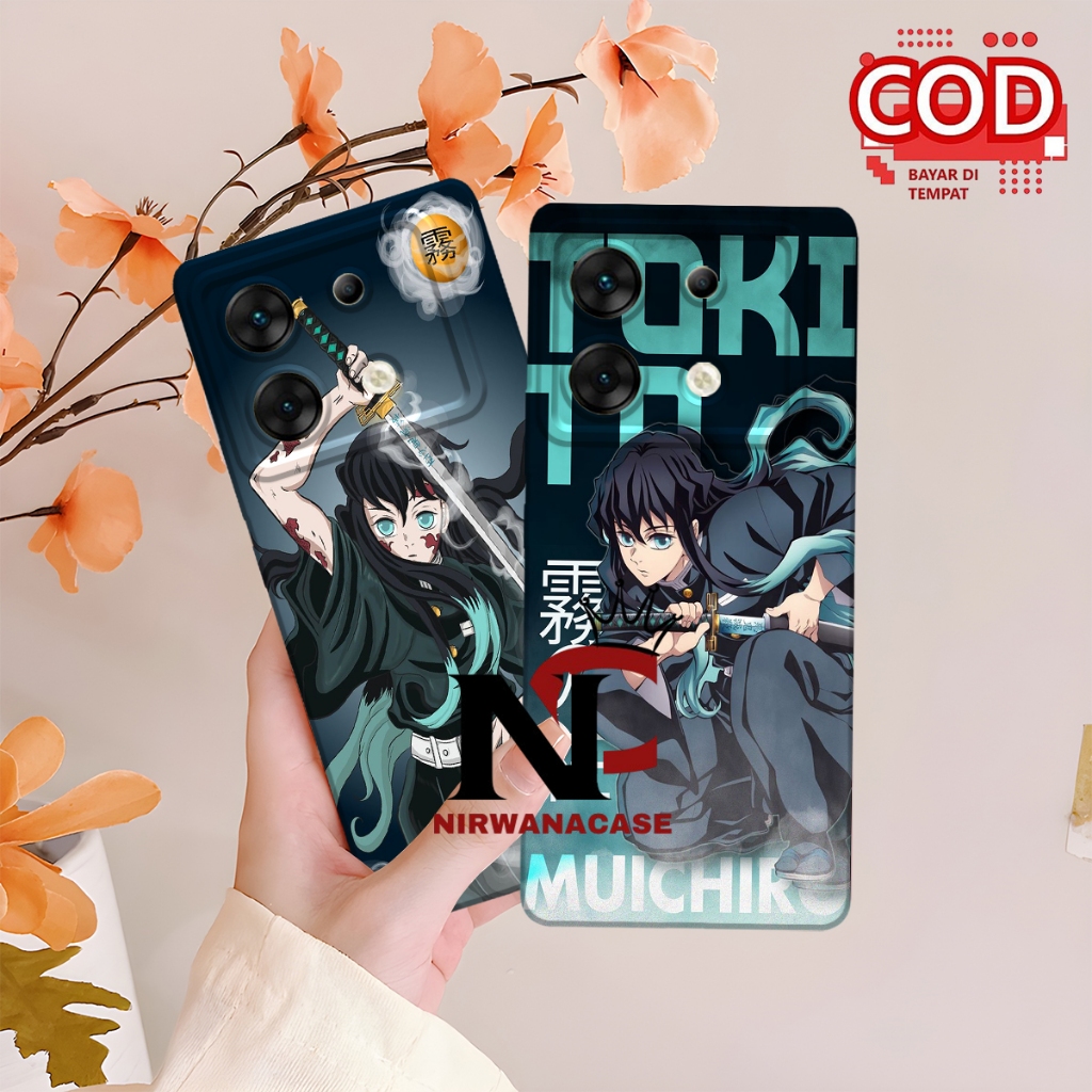 Cassing Hp Infinix Zero 30 5G - Case Infinix zero 5G Motif Demon Slayer Case Macaron Lentur - Fashio