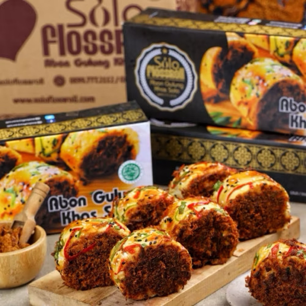 Roti Abon Gulung Solo Floss Roll / Solo Floss Roll