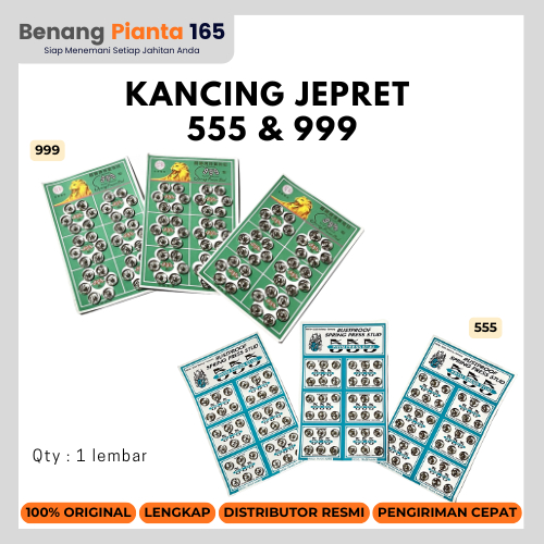 Kancing Jepret 555 | Kancing Jepret 999 | Kancing Cetet