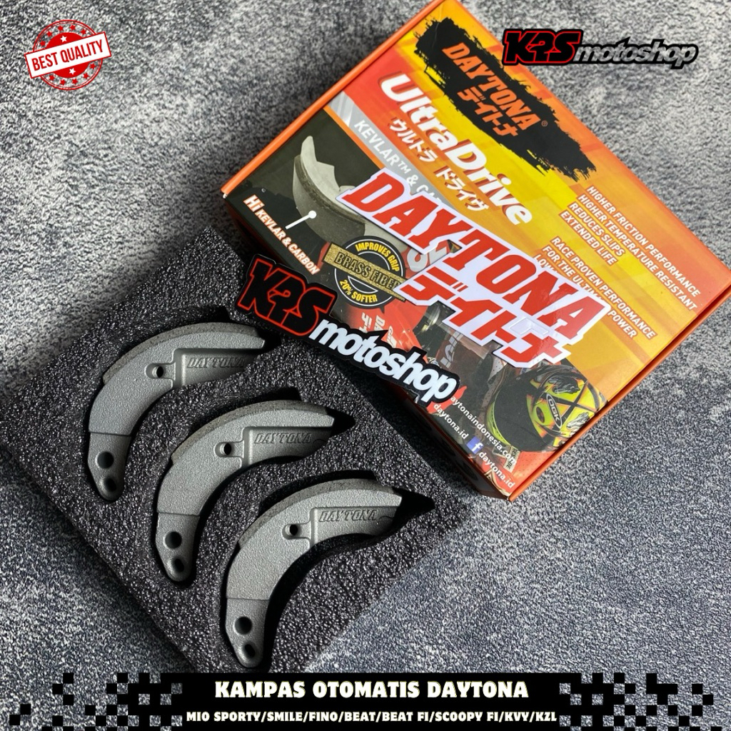 KAMPAS KOPLING OTOMATIS DAYTONA RACING CARBON MIO SPORTY SMILE BEAT FINO SCOOPY 4630