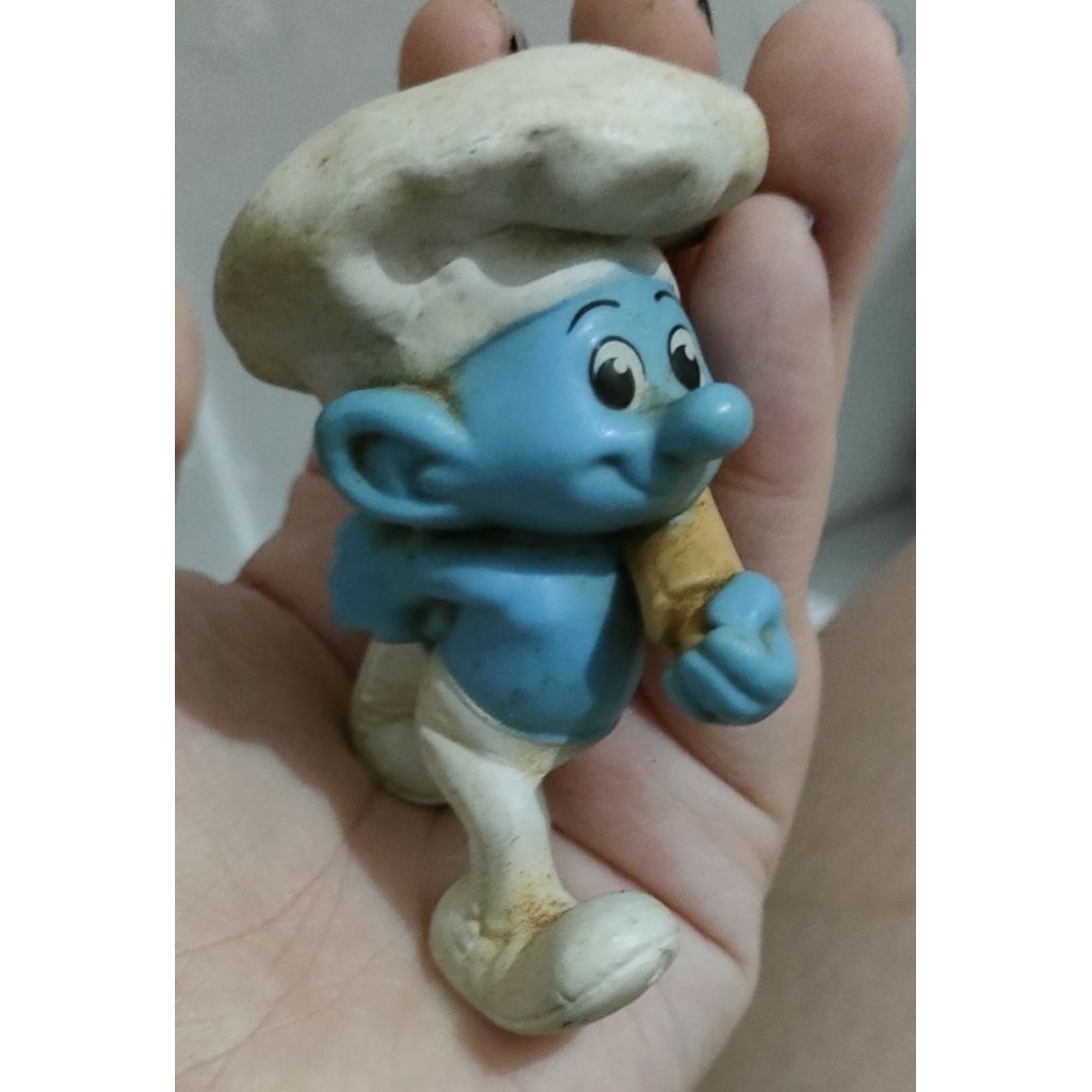 Smurfs - pre-loved toys - figurin - mainan anak anak - smurf biru - the smurf - mainan - toys - kids