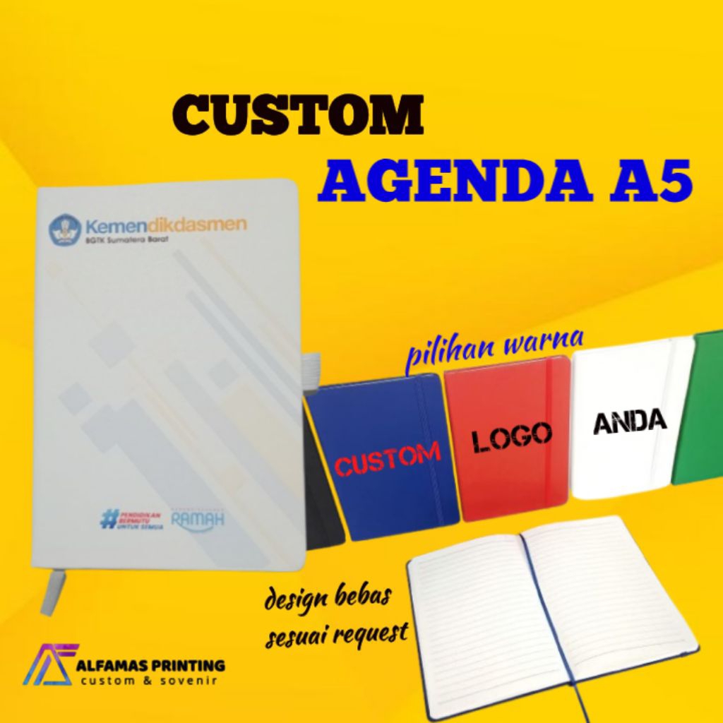 Agenda custom / notebook custom / buku agenda custom / agenda custom nama / buku agenda custom