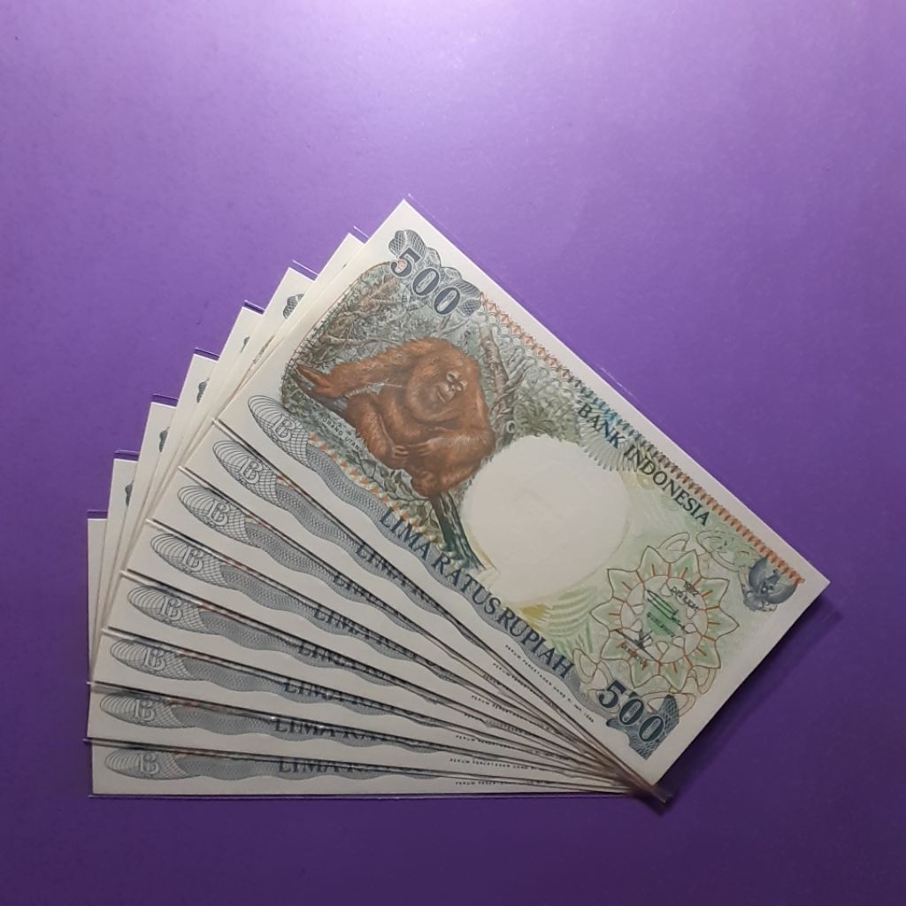 Uang kuno 500 rupiah tahun 1992
