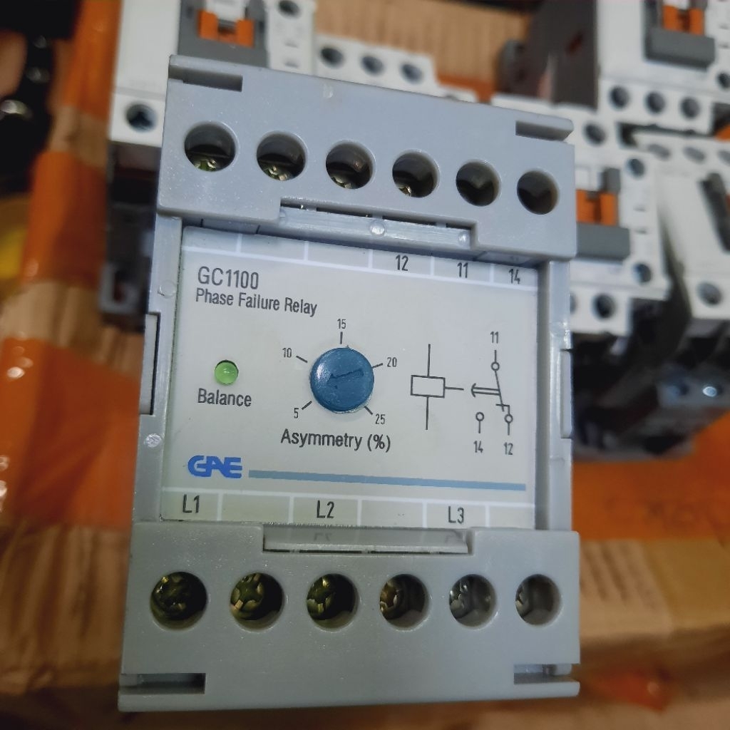 PHASE FAILURE RELAY GAE GC1100 phase failure relay gae gc1100