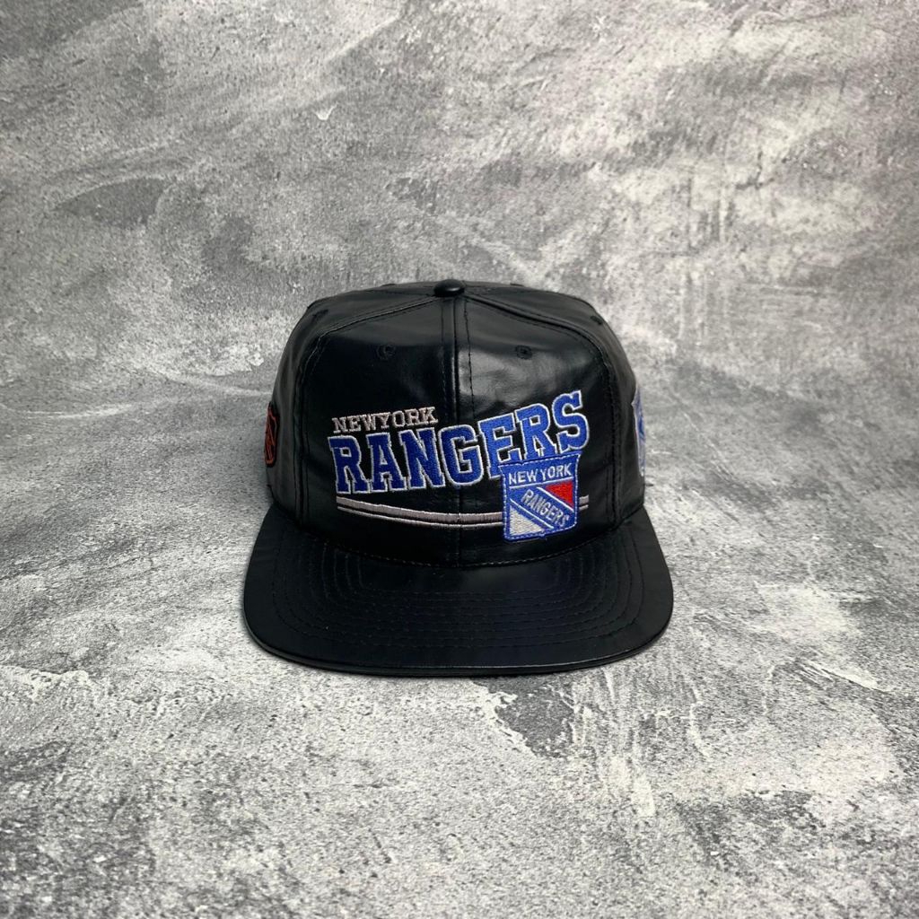 Snapback Vintage New York Rangers NFL Leather