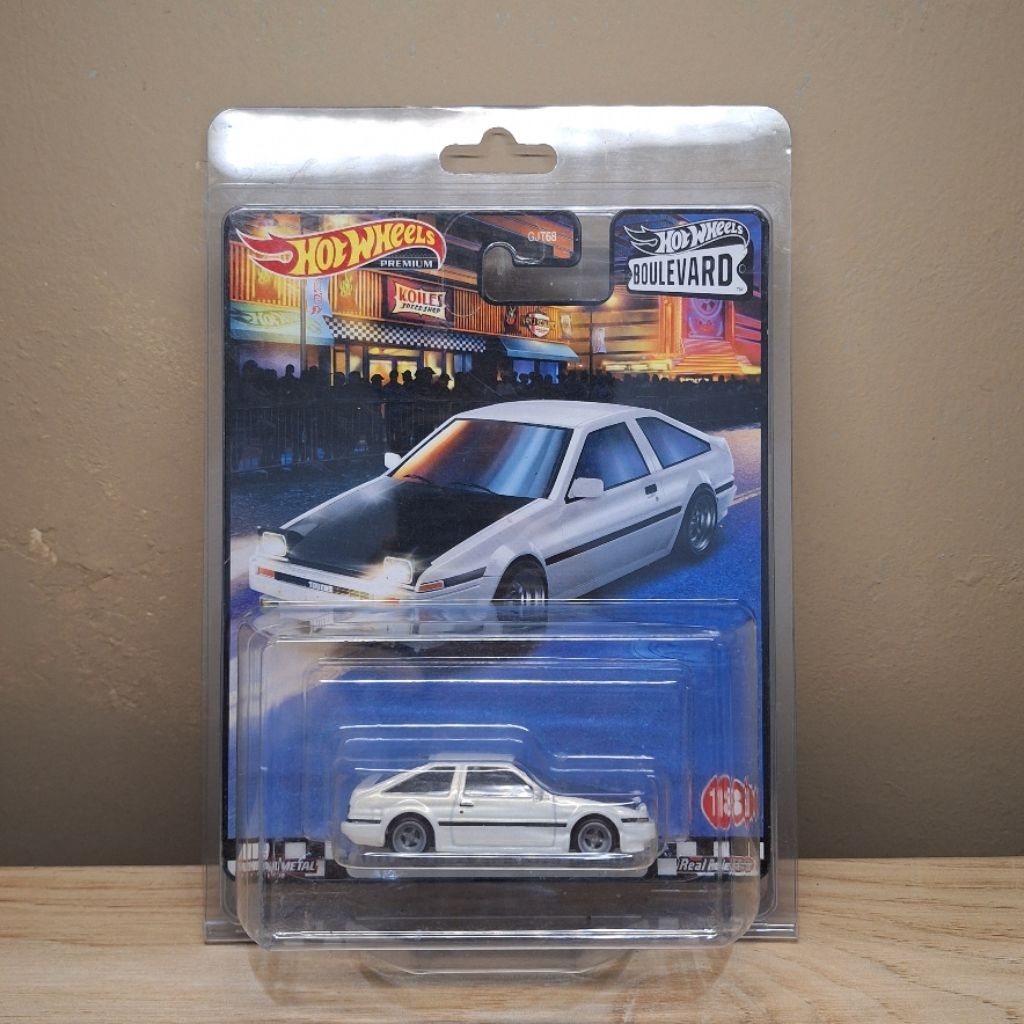 Hot Wheels Boulevard Toyota AE86 Sprinter Trueno (White/ Putih)