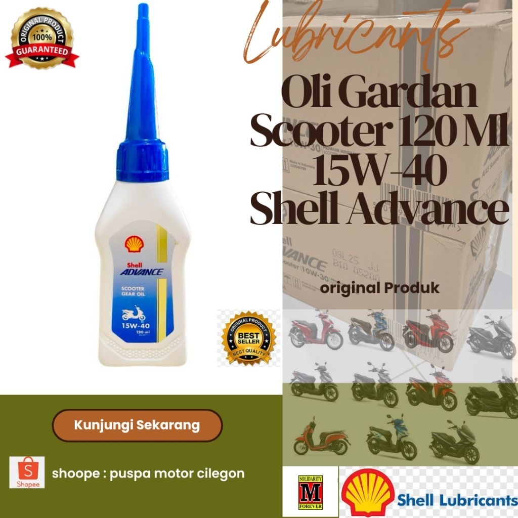 Shell Advance Oli Gardan Matic 120 ml 15W-40