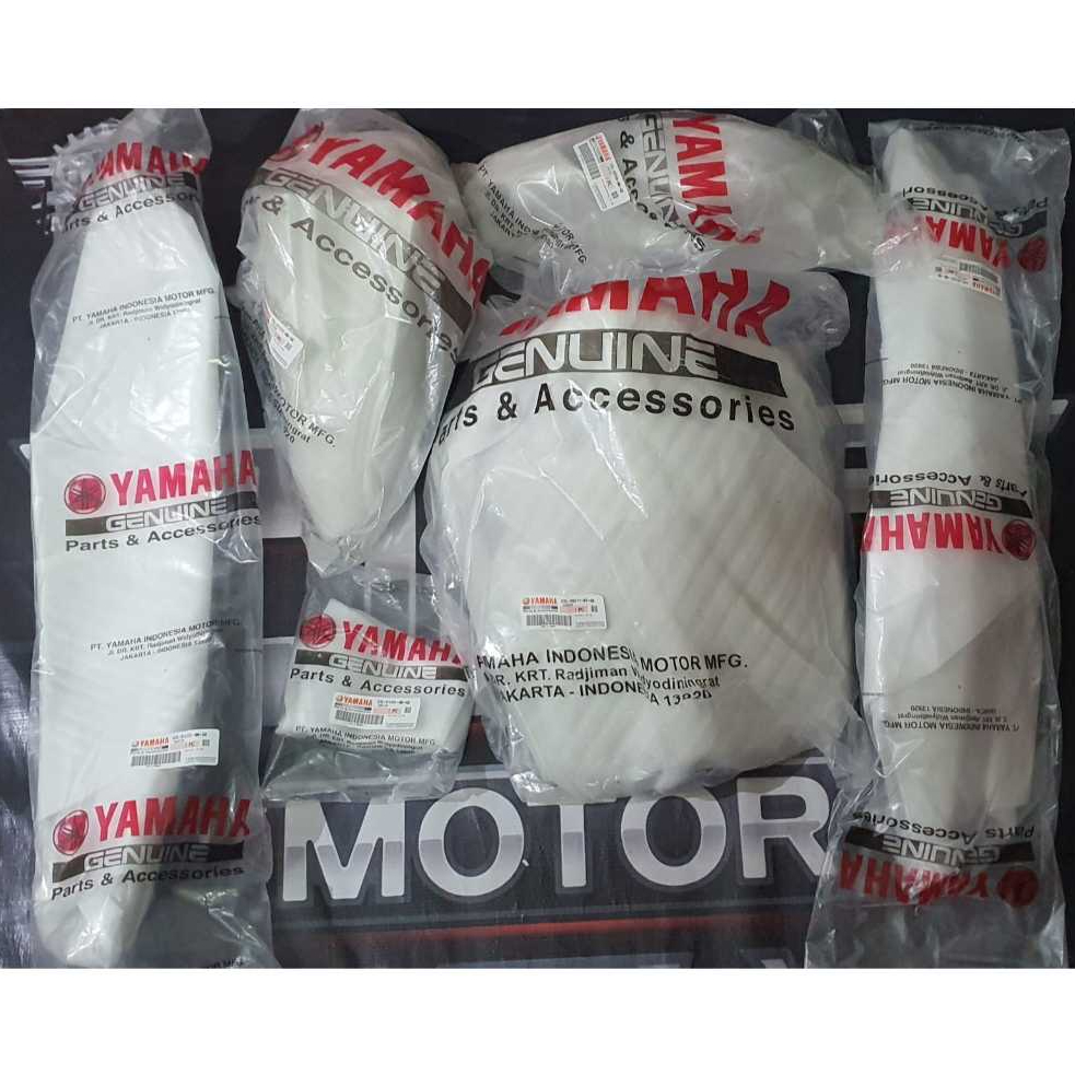 BODY MIO SPORTY PUTIH FULL ORIGINAL YAMAHA YGP / BODY MIO SPORTY FULL SET ORIGINAL