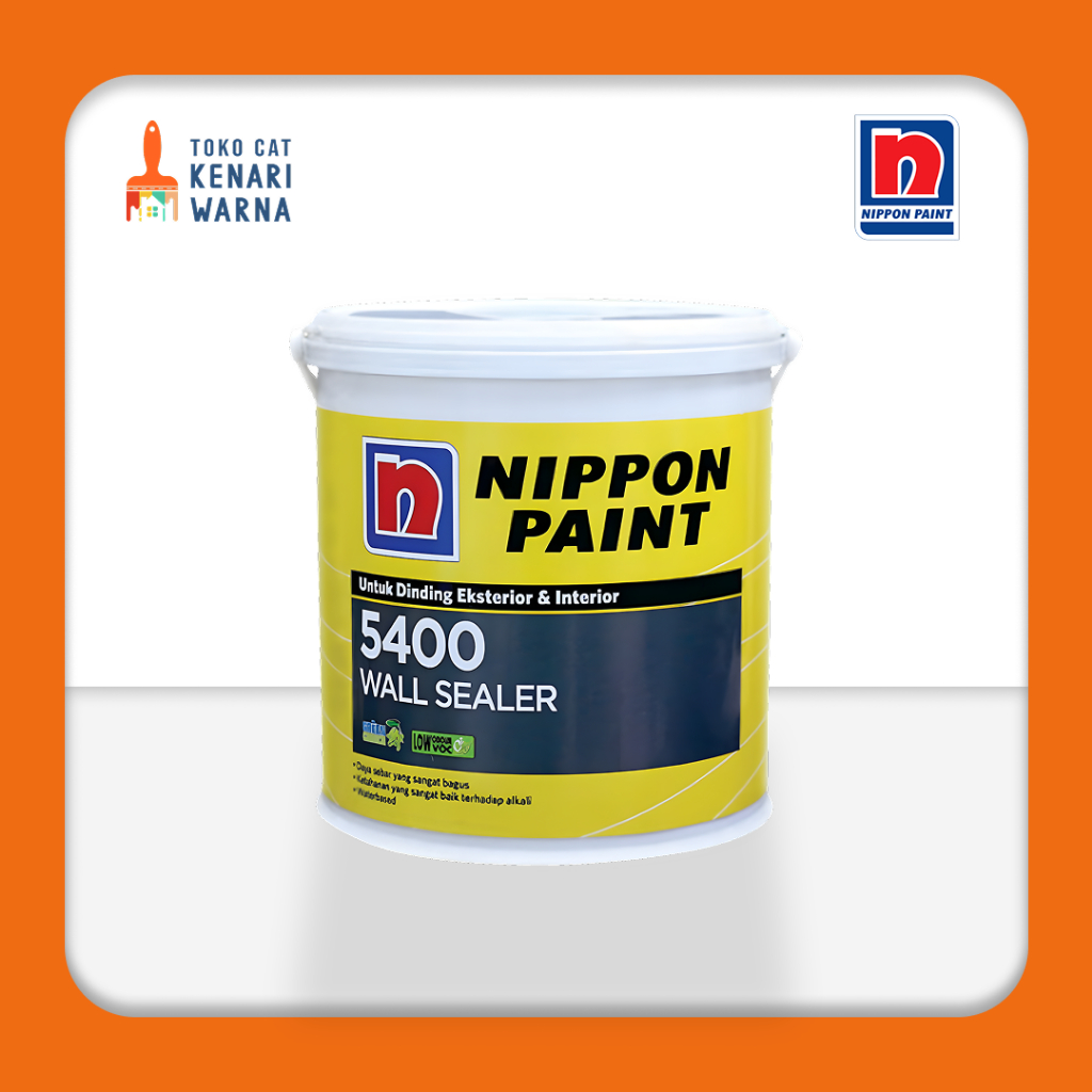Nippon Paint - 5400 Wall Sealer - Cat Dasar Interior & Eksterior