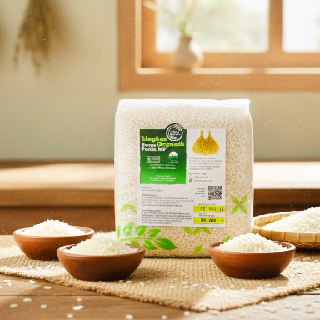 Lingkar Organik Beras Mentik Susu & Beras Pandan Wangi 1 KG