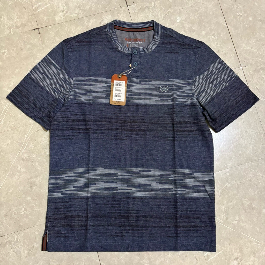 kaos kerah Shanghai Watchout pria original WK401150827