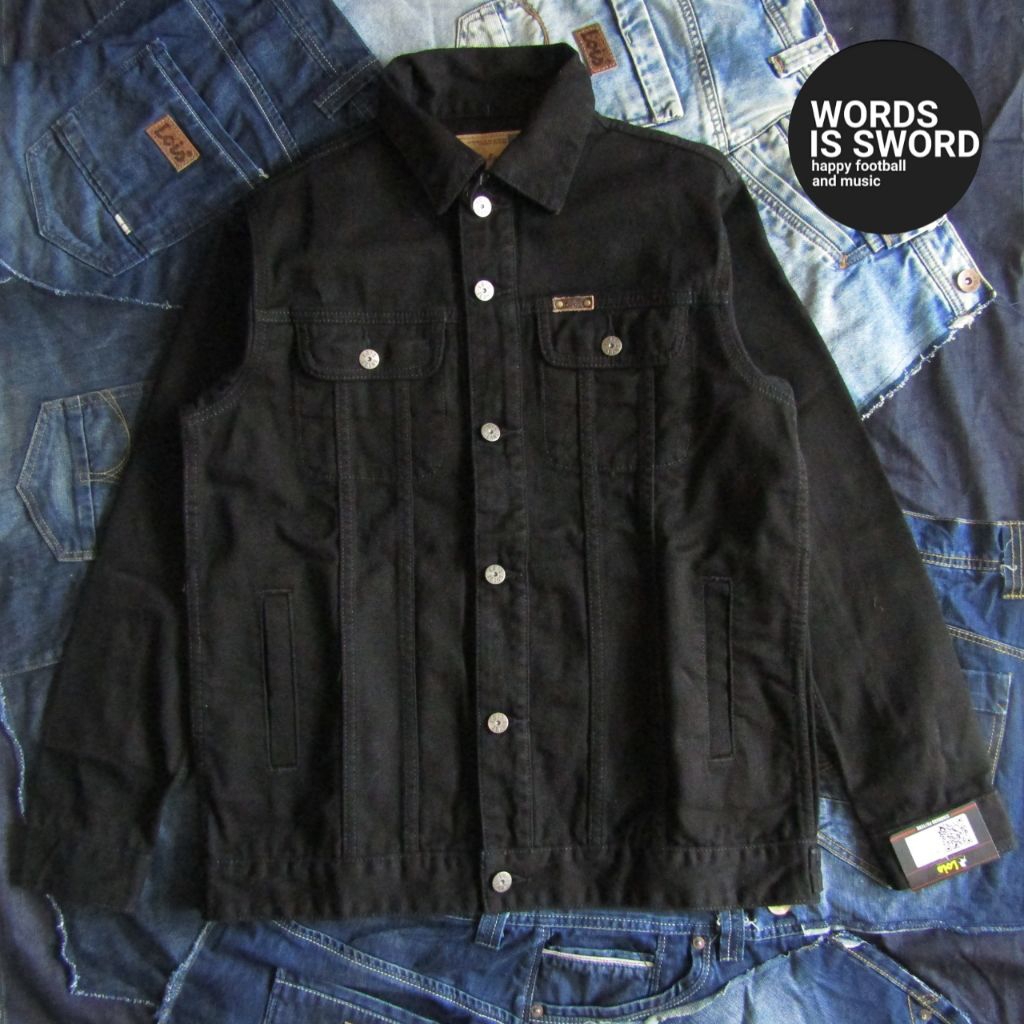 LOIS JEANS JACKET HITAM - MJB205H -