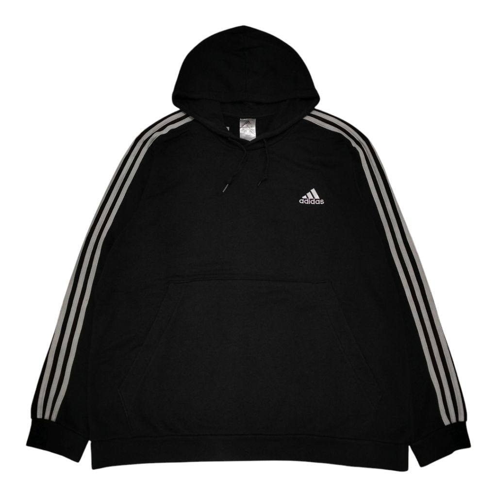 Hoodie ADIDAS Balok Ringer Hitam / Black Second Original