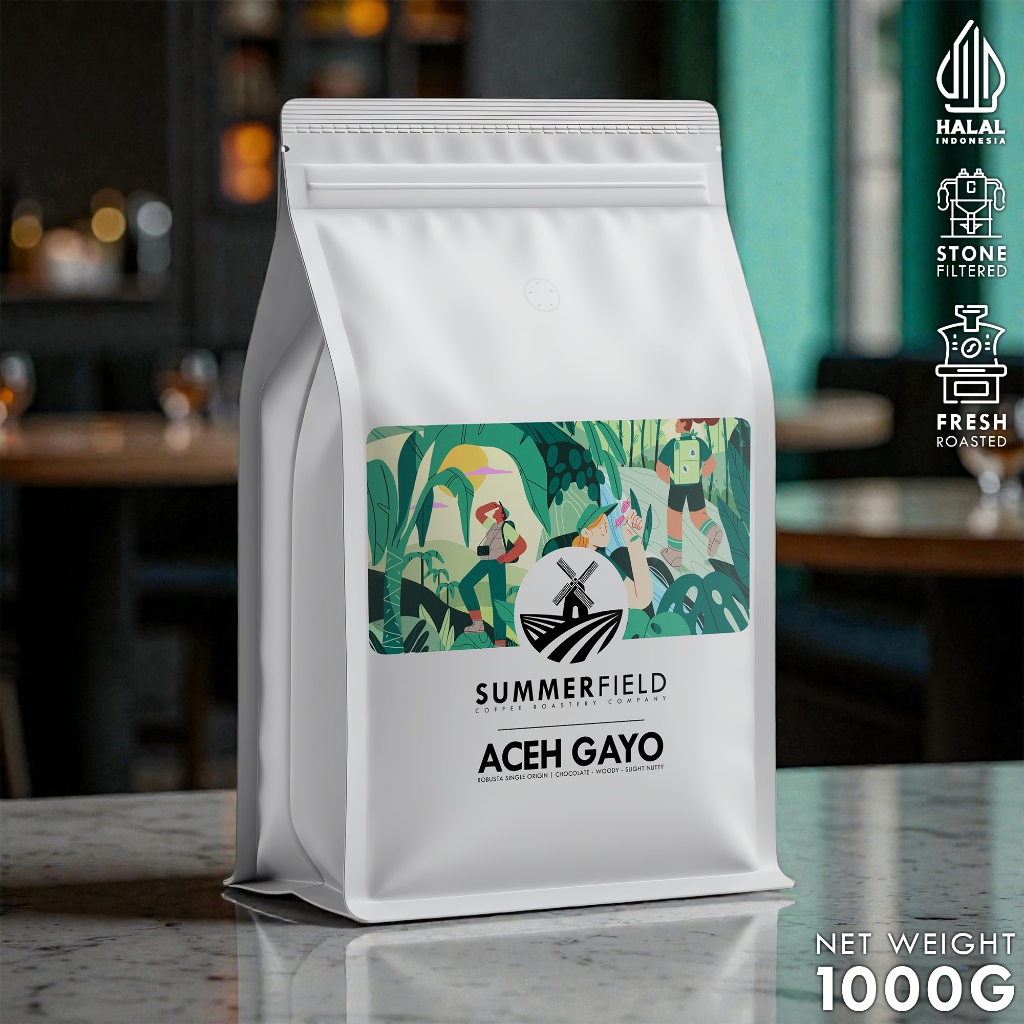 Biji Kopi Robusta Aceh Gayo Single Origin 1 Kg