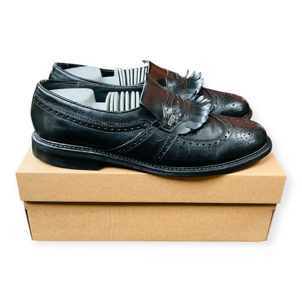 Clarks Loafers Brogue Wingtip Vintage (Black)