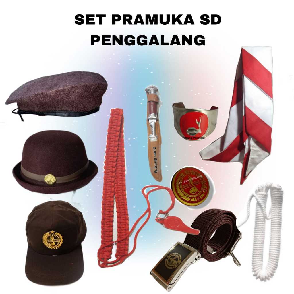 PRAMUKA PENGGALANG 1 SET/ ATRIBUT PRAMUKA PENGGALANG SD SMP