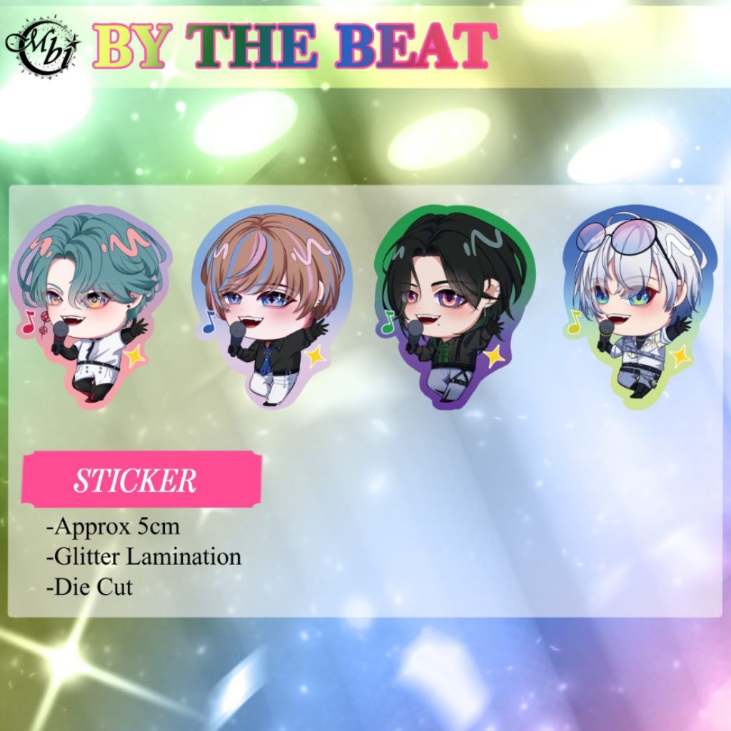 [FanMerch] BY THE BEAT NIJISANJI EN - STICKER